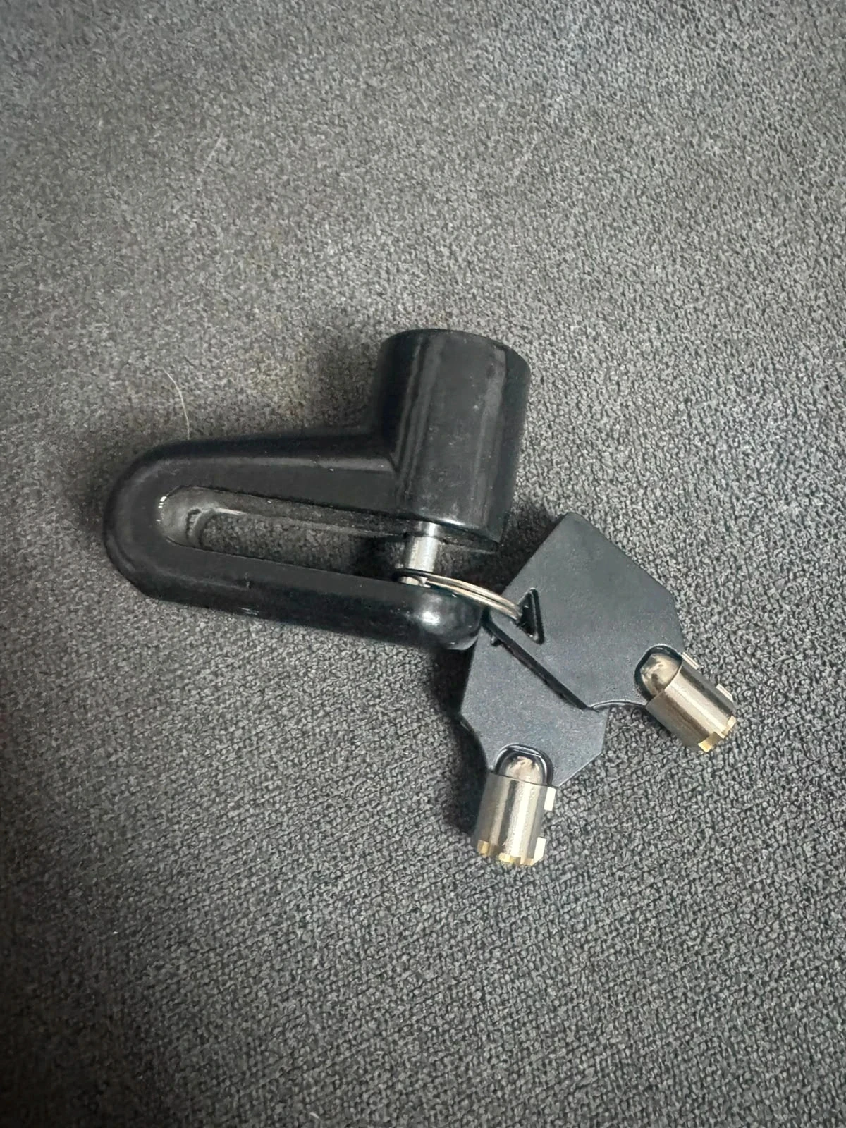 Antivol bloque-disque en acier pour scooter ou scooter électrique/trotinette avec clés, neuf – photo 3